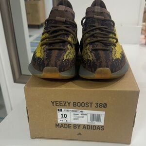 Adidas Yeezy Boost 380 in Brown and Yellow
